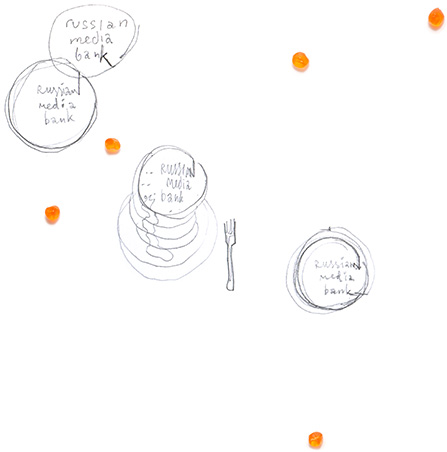sketches and a few caviar eggs