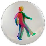 pedestrians rounded badge