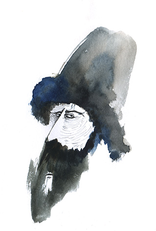 ivan the terrible portrait painted in water colors