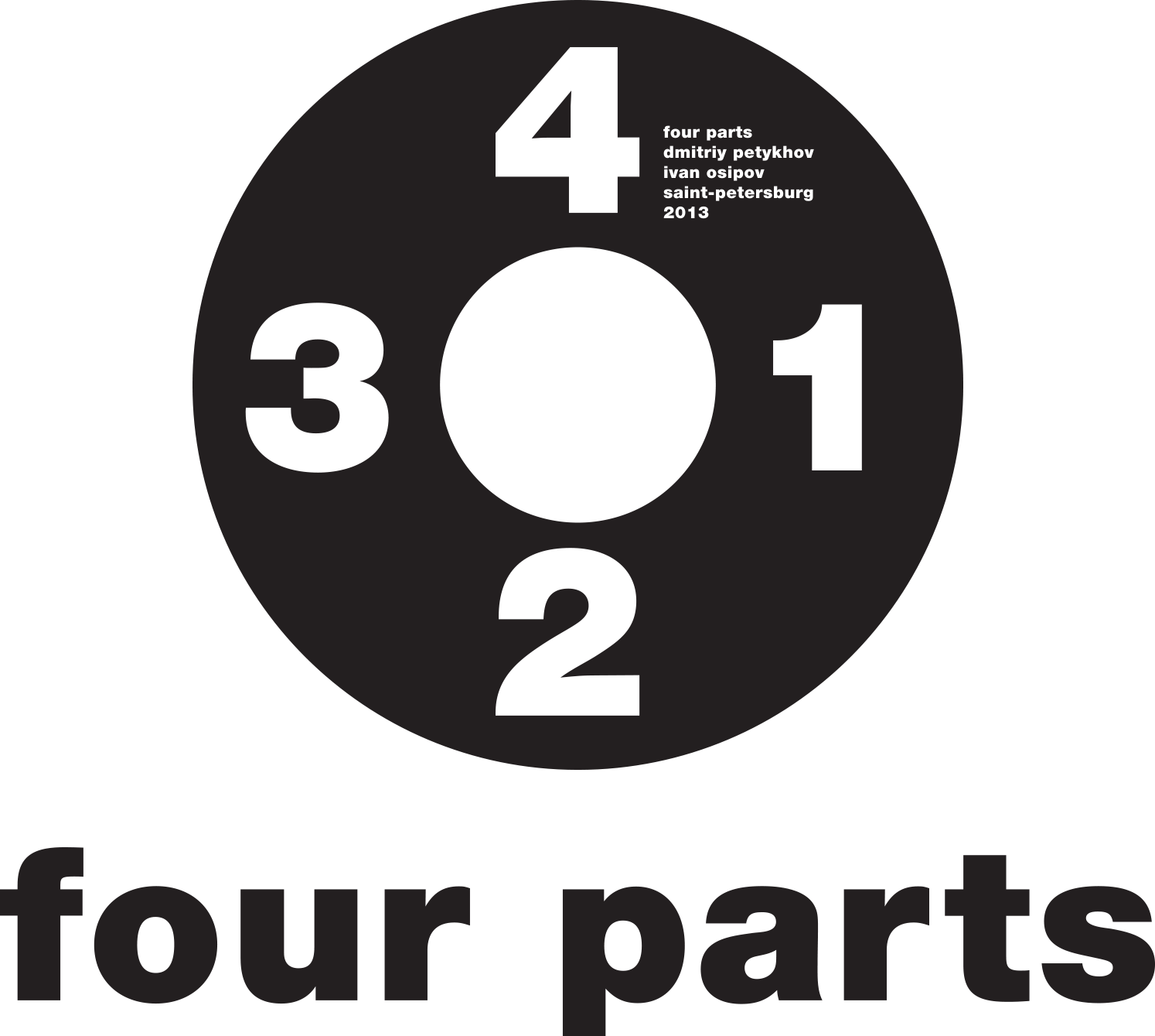 4 parts logo